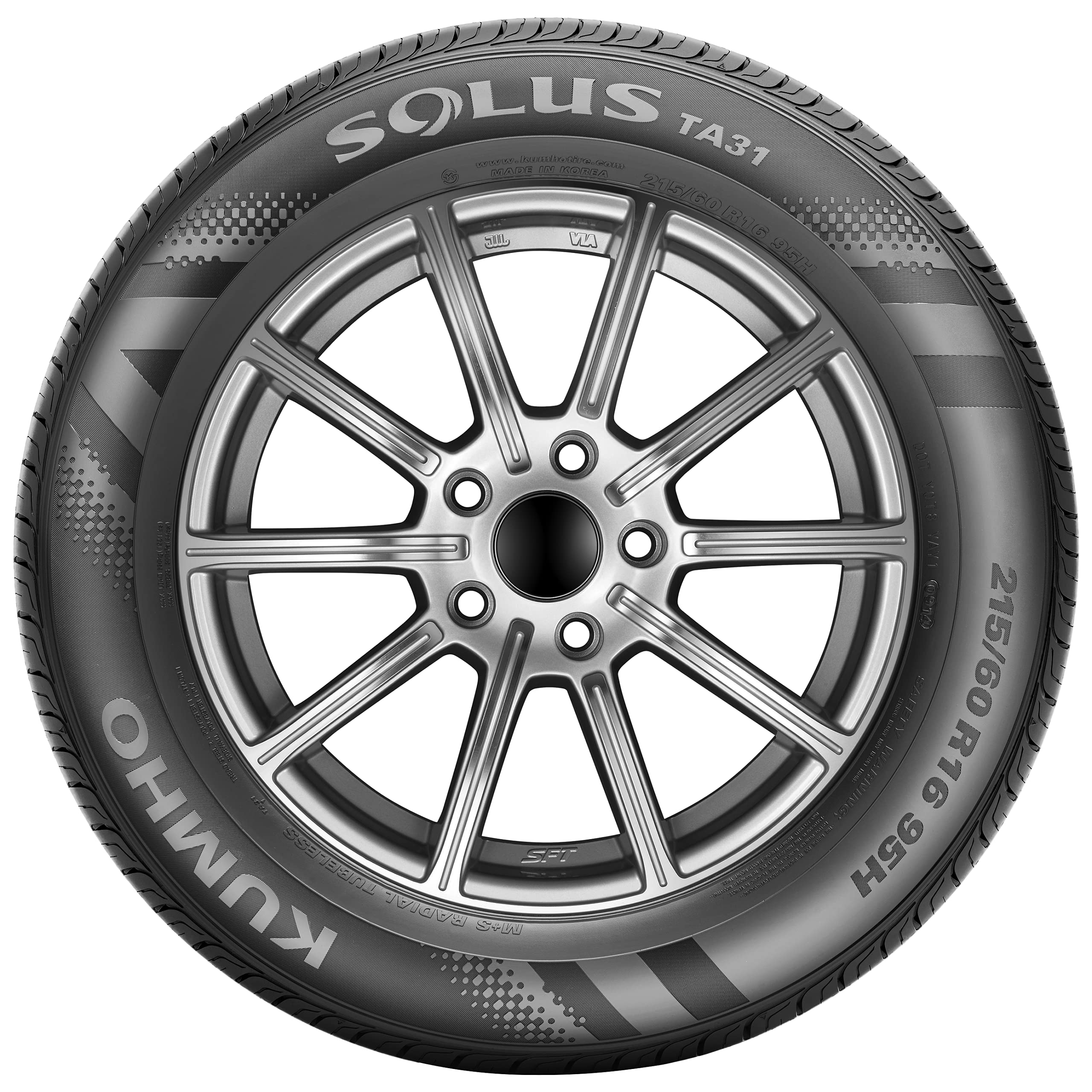 Amazon.co.jp: クムホ(KUMHO) サマータイヤ SOLUS TA31 165/60R15 77H